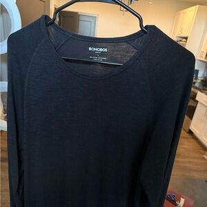 Bonobos Black Long Sleeve Shirt Men’s Large